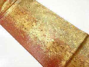 引箔暈し柄織出し袋帯